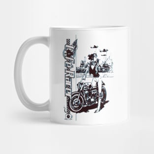 lady biker Mug